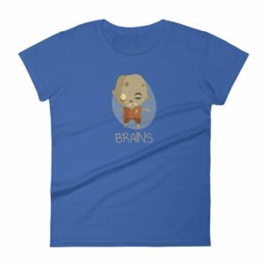 Zombie Brains Cute Funny Creepy Halloween Women's T-Shirt - Image 9