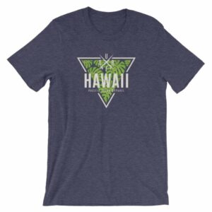 Hawaii State Cool Crossed Surfboards Tropical T-Shirt - Image 4