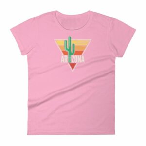 Phoenix Arizona Cactus Sunset State Pride Woman's T-Shirt - Image 15
