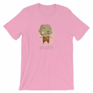 Zombie Brains Cute Funny Creepy Halloween T-Shirt - Image 26