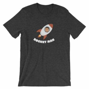 Kim Jong Un North Koreas Rocket Man Funny T-Shirt - Image 8