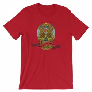 Day of the Dead Sugar Skull Dia de los Muertos T-Shirt - Image 12