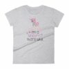 Because Im A Unicorn Thats Why Funny Unicorn Lovers Women's T-Shirt - Image 7