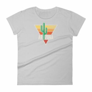 Phoenix Arizona Cactus Sunset State Pride Woman's T-Shirt - Image 11