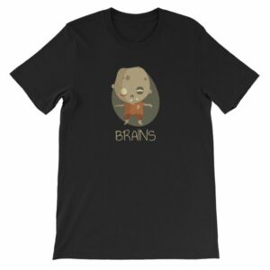 Zombie Brains Cute Funny Creepy Halloween T-Shirt