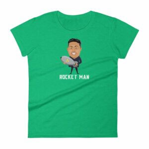 Kim Jong Un North Koreas Rocket Man Funny Woman's T-Shirt - Image 10