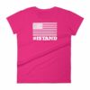 I Stand American Flag Hashtag Anthem Woman's T-Shirt - Image 16