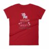 Because Im A Unicorn Thats Why Funny Unicorn Lovers Women's T-Shirt - Image 16
