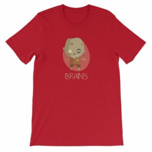 Zombie Brains Cute Funny Creepy Halloween T-Shirt - Image 23