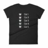 Hurricane Category Cat Scale Funny Cat lovers Women's T-Shirt