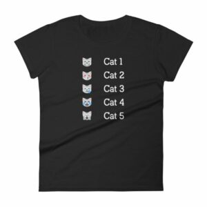 Hurricane Category Cat Scale Funny Cat lovers Women's T-Shirt
