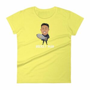Kim Jong Un North Koreas Rocket Man Funny Woman's T-Shirt - Image 12