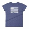 I Stand American Flag Hashtag Anthem Woman's T-Shirt - Image 6