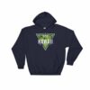 Hawaii State Cool Crossed Surfboards Tropical Hooded Sweatshirt - Image 2