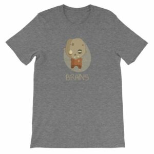 Zombie Brains Cute Funny Creepy Halloween T-Shirt - Image 21