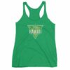 Hawaii State Cool Crossed Surfboards Tropical Women's Racerback Tank - Image 10