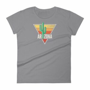 Phoenix Arizona Cactus Sunset State Pride Woman's T-Shirt - Image 5