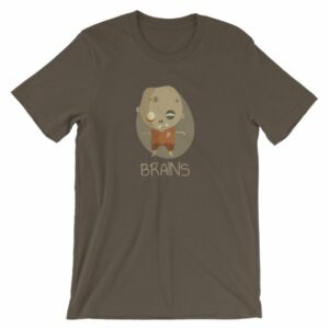Zombie Brains Cute Funny Creepy Halloween T-Shirt - Image 18