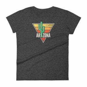 Phoenix Arizona Cactus Sunset State Pride Woman's T-Shirt - Image 3