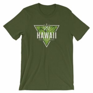 Hawaii State Cool Crossed Surfboards Tropical T-Shirt - Image 5