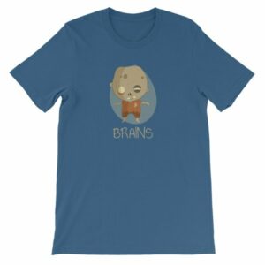 Zombie Brains Cute Funny Creepy Halloween T-Shirt - Image 19