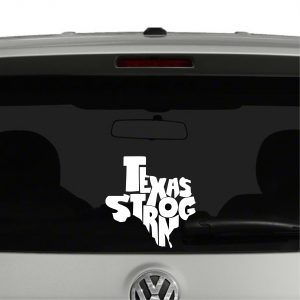 Texas Strong Hurricane Harvey Texas Support Vinyl Decal Sticker