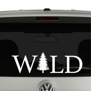 WILD with Tree Vinyl Decal Sticker