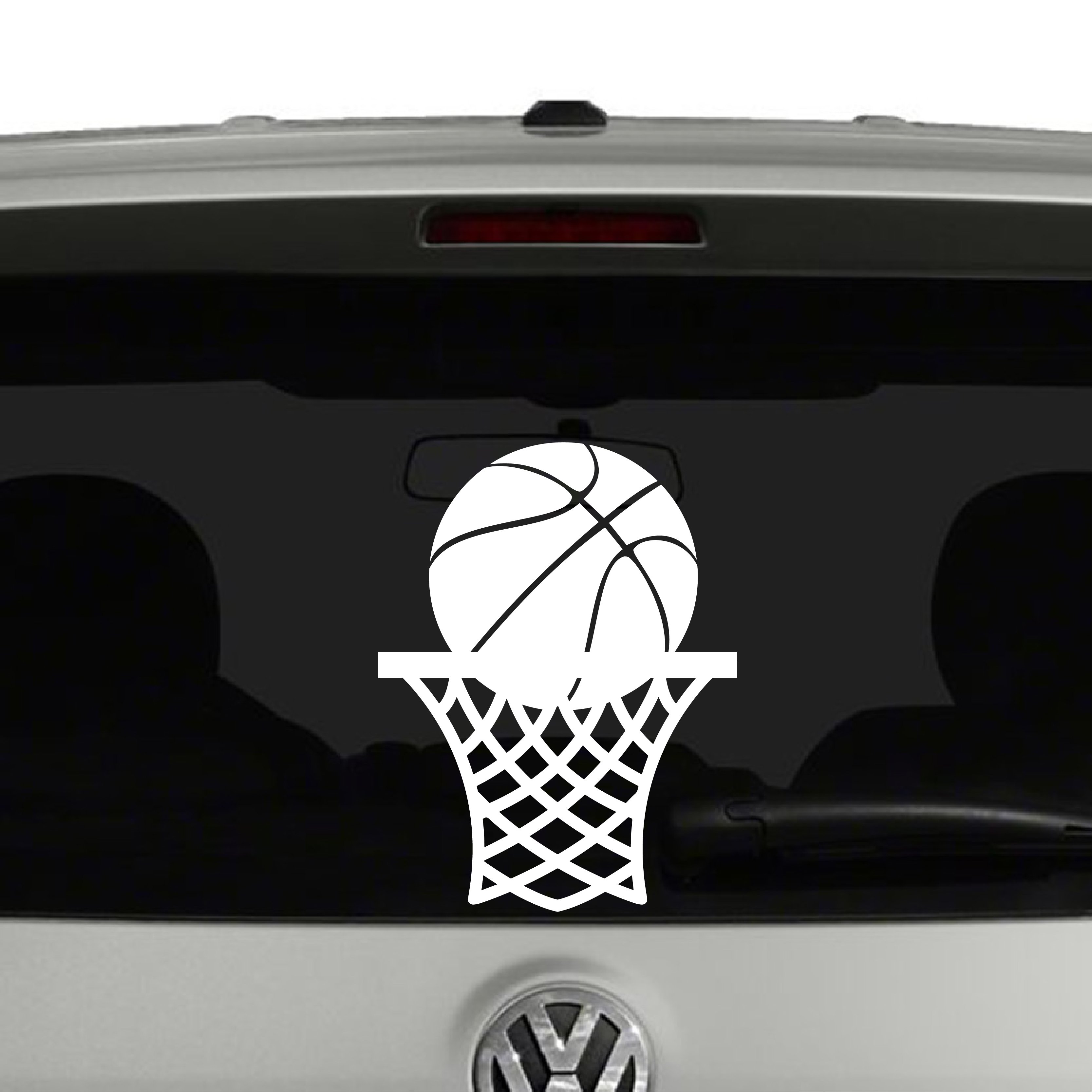 Basketball in Net Vinyl Decal Sticker • Cosmic Frogs Vinyl