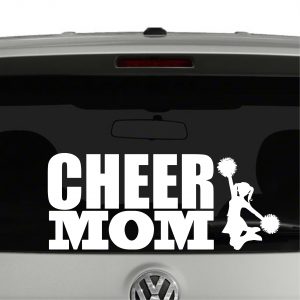 Cheer Mom Cheerleading Vinyl Decal Sticker