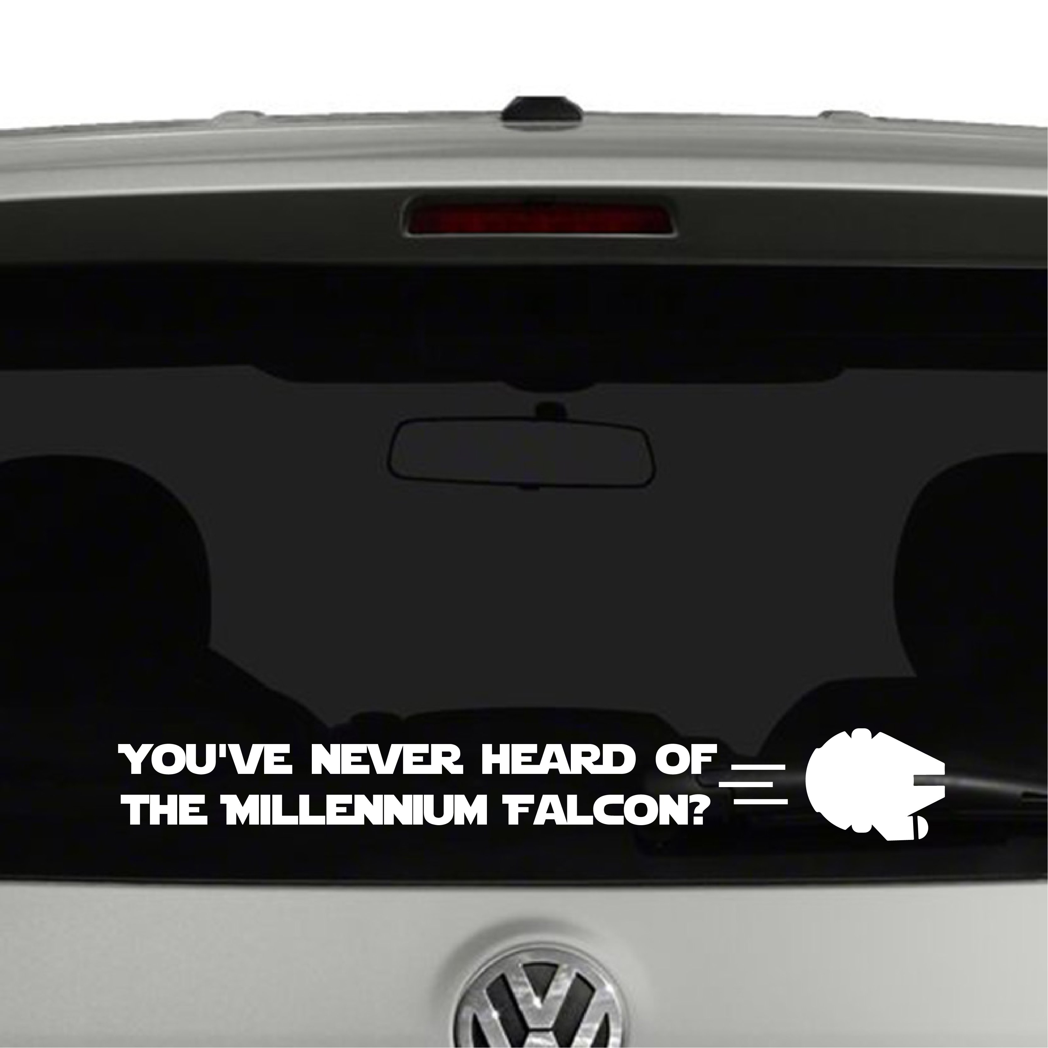 millennium falcon car decal