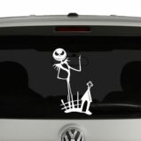 Jack Skellington Grave Nightmare Before Christmas Inspired Vinyl Decal Sticker