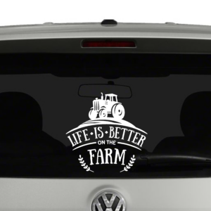 Life Is Better On The Farm Vinyl Decal Sticker