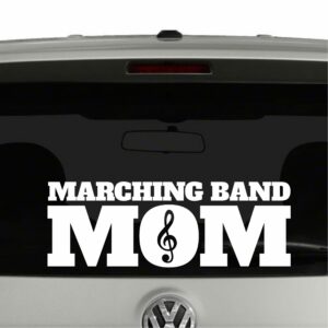 Marching Band Mom Treble Vinyl Decal Sticker