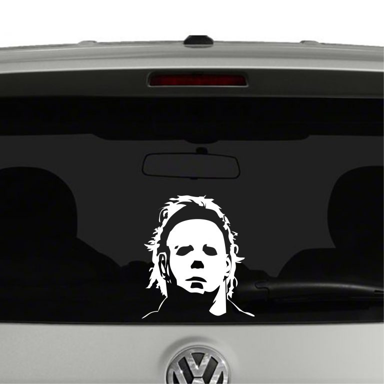 Michael Myers Mask Halloween Inspired Vinyl Decal Sticker