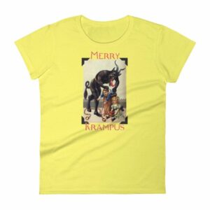 Merry Krampus Vintage Gruss vom Krampus Woman's T-Shirt - Image 12