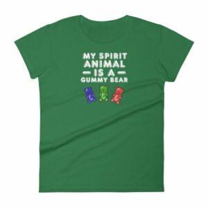 My Spirit Animal Is A Gummy Bear Fun Colorful Candy Women's T-Shirt - Image 8