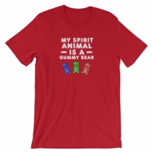 My Spirit Animal Is A Gummy Bear Fun Colorful Candy T-Shirt - Image 13