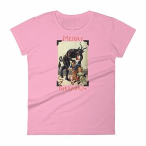 Merry Krampus Vintage Gruss vom Krampus Woman's T-Shirt - Image 15