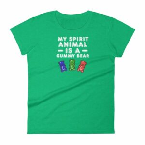 My Spirit Animal Is A Gummy Bear Fun Colorful Candy Women's T-Shirt - Image 10