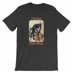 Merry Krampus Vintage Gruss vom Krampus T-Shirt - Image 8