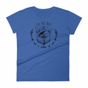 Pirate Cat Yo Ho Ho And A Bottle Of Rum Funny Cat Woman's T-Shirt - Image 6