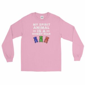 My Spirit Animal Is A Gummy Bear Fun Colorful Candy Long Sleeve T-Shirt - Image 12