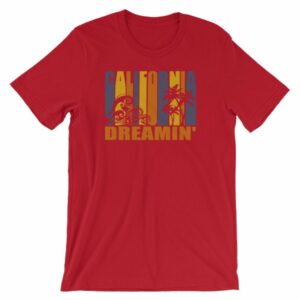 California Dreamin' Vintage Retro Style Sun and Surf T-Shirt - Image 16