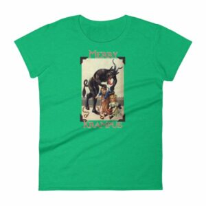 Merry Krampus Vintage Gruss vom Krampus Woman's T-Shirt - Image 10