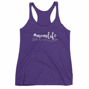 #MomLife Mommy Boho Arrows Mom Life Hashtag Women's Racerback Tank - Image 7