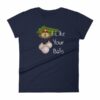 I Like Your Balls Funny Festive Christmas Ornament Woman's T-Shirt - Image 4