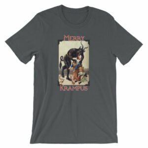 Merry Krampus Vintage Gruss vom Krampus T-Shirt - Image 6