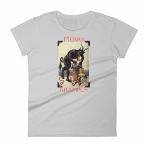 Merry Krampus Vintage Gruss vom Krampus Woman's T-Shirt - Image 11