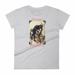 Merry Krampus Vintage Gruss vom Krampus Woman's T-Shirt - Image 7