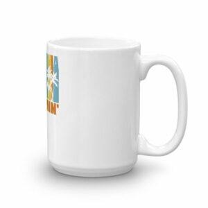 California Dreamin' Vintage Retro Style Sun and Surf Coffee Mug - Image 4
